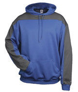 1466 Badger Defender Polyester Hoodie Royal/ Graphite