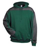 1466 Badger Defender Polyester Hoodie Forest/ Graphite