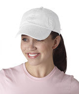 146 Anvil Solid Low-Profile Pigment-Dyed Twill Cap White