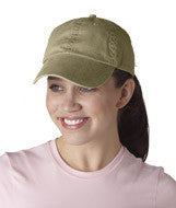 146 Anvil Solid Low-Profile Pigment-Dyed Twill Cap Khaki