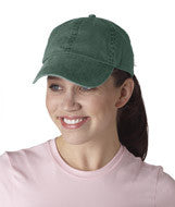 146 Anvil Solid Low-Profile Pigment-Dyed Twill Cap Ivy