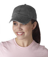 146 Anvil Solid Low-Profile Pigment-Dyed Twill Cap Charcoal