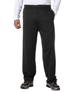 1478 Badger Adult Performance Open-Bottom Fleece Pants Black