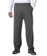 1478 Badger Adult Performance Open-Bottom Fleece Pants Graphite