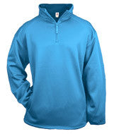 1480 Badger 1/4 Zip Poly Fleece Pullover Columbia Blue