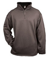 1480 Badger 1/4 Zip Poly Fleece Pullover Graphite