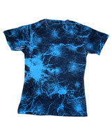 1555 Tie-Dye Ladies' Sublimation-Dyed Tee Static Blue 680