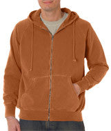 1563 Chouinard Adult Full-Zip Hooded Sweatshirt Yam PgmDye