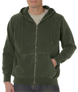 1563 Chouinard Adult Full-Zip Hooded Sweatshirt Hemp PgmDye