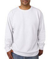 1566 Chouinard Adult Garment-Dyed Crew Neck Sweatshirt White DirDye