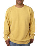 1566 Chouinard Adult Garment-Dyed Crew Neck Sweatshirt Mustard PgmDye