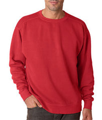1566 Chouinard Adult Crew-Neck Blended Sweatshirt Crimson Pgmdye