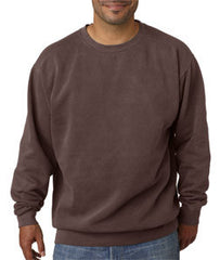 1566 Chouinard Adult Crew-Neck Blended Sweatshirt Chocolate Pgmdye