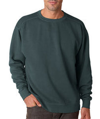 1566 Chouinard Adult Crew-Neck Blended Sweatshirt Blue Spruce Pgmdye