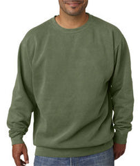 1566 Chouinard Adult Crew-Neck Blended Sweatshirt Sage Dirdye