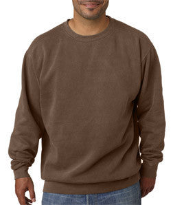 1566 Chouinard Adult Crew Neck Blended Sweatshirt Brown Dirdye