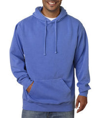1567 Chouinard Adult Hooded Blended Sweatshirt Flo Blue Pgmdye