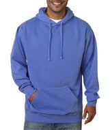 1567 Chouinard Adult Garment-Dyed Hooded Sweatshirt Flo Blue PgmDye