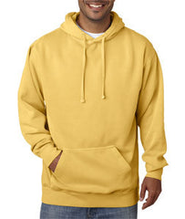 1567 Chouinard Adult Hooded Blended Sweatshirt Mustard Pgmdye