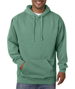 1567 Chouinard Adult Hooded Blended Sweatshirt Light Green Pgmdye