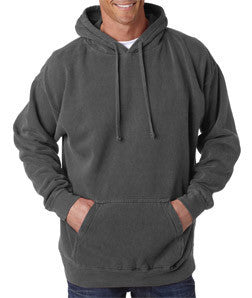 1567 Chouinard Adult Hooded Blended Sweatshirt Pepper Pgmdye
