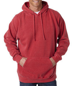 1567 Chouinard Adult Hooded Blended Sweatshirt Crimson Pgmdye