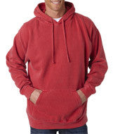 1567 Chouinard Adult Garment-Dyed Hooded Sweatshirt Crimson PgmDye