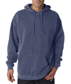 1567 Chouinard Adult Hooded Blended Sweatshirt Denim Pgmdye