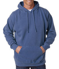 1567 Chouinard Adult Hooded Blended Sweatshirt Blue Jean Pgmdye
