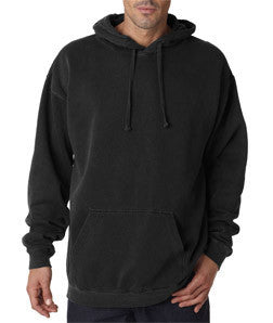 1567 Chouinard Adult Hooded Blended Sweatshirt Black Dirdye