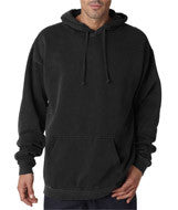 1567 Chouinard Adult Garment-Dyed Hooded Sweatshirt Black DirDye