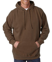 1567 Chouinard Adult Hooded Blended Sweatshirt Brown Dirdye