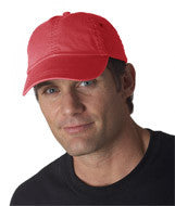 156 Anvil Solid Low-Profile Twill Cap Red