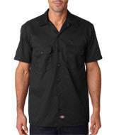 1574 Dickies Adult Short-Sleeve Work Shirt Black
