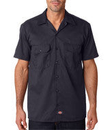 1574 Dickies Adult Short-Sleeve Work Shirt Charcoal
