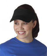 158 Anvil Solid Low-Profile Twill Visor Black