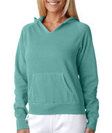 1595 Chouinard Ladies' Hooded Sweatshirt Seafoam PgmDye