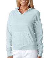1595 Chouinard Ladies' Hooded Sweatshirt Chambray DirDye