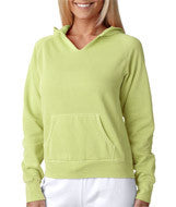 1595 Chouinard Ladies' Hooded Sweatshirt Celedon DirDye