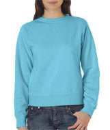 1596 Chouinard Ladies' Crewneck Sweatshirt Lagoon DirDye