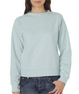 1596 Chouinard Ladies' Crewneck Sweatshirt Chambray DirDye