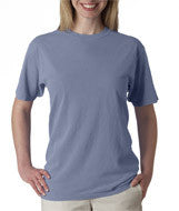 1717 Chouinard Adult Garment-Dyed Ring-Spun Cotton Tee Washed Denim DirDye