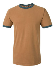 Comfort Colors - Pigment-Dyed Enzyme Washed Ringer T-Shirt - 6066 Yam/_denim
