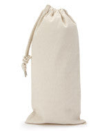 1727 UltraClub Drawstring Wine Bag Natural