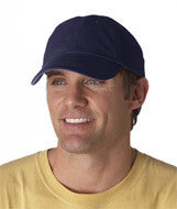 176 Anvil Solid Low-Profile Brushed Twill Cap Navy