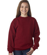18000B Gildan Heavy Blend&trade; Youth Crew Neck Sweatshirt Garnet