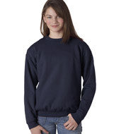 18000B Gildan Heavy Blend&trade; Youth Crew Neck Sweatshirt Navy