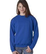 18000B Gildan Heavy Blend&trade; Youth Crew Neck Sweatshirt Royal