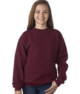 18000B Gildan Heavy Blend&trade; Youth Crew Neck Sweatshirt Maroon