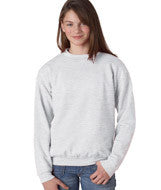 18000B Gildan Heavy Blend&trade; Youth Crew Neck Sweatshirt Ash (50/50)